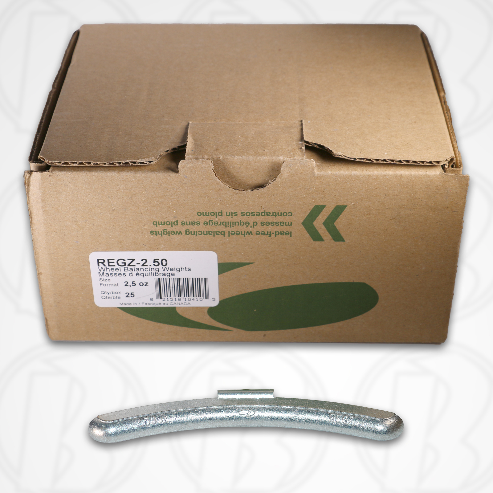 25 pc | Steel 2.50 oz Clip / Hammer on Wheel Balancing Weights 25 pc | Steel 2.50 oz Clip / Hammer on Wheel Balancing Weights